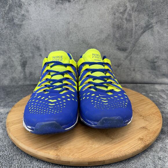 Nike Free Trainer 5.0 Shoes Mens Size 10.5 Blue Low Top Sneakers 579809-700